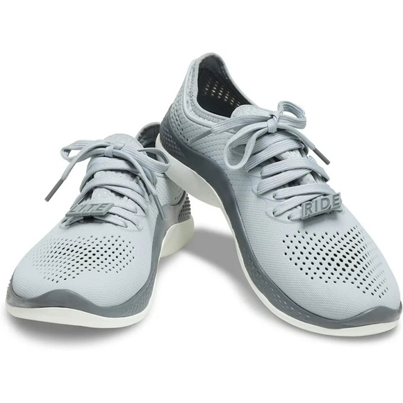 CROCS Other - Men’s CROCS LiteRide 360 Pacer lace up grey sneakers- Size 9